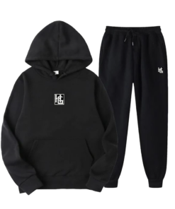 H.G Soft 2piece tracksuit Black